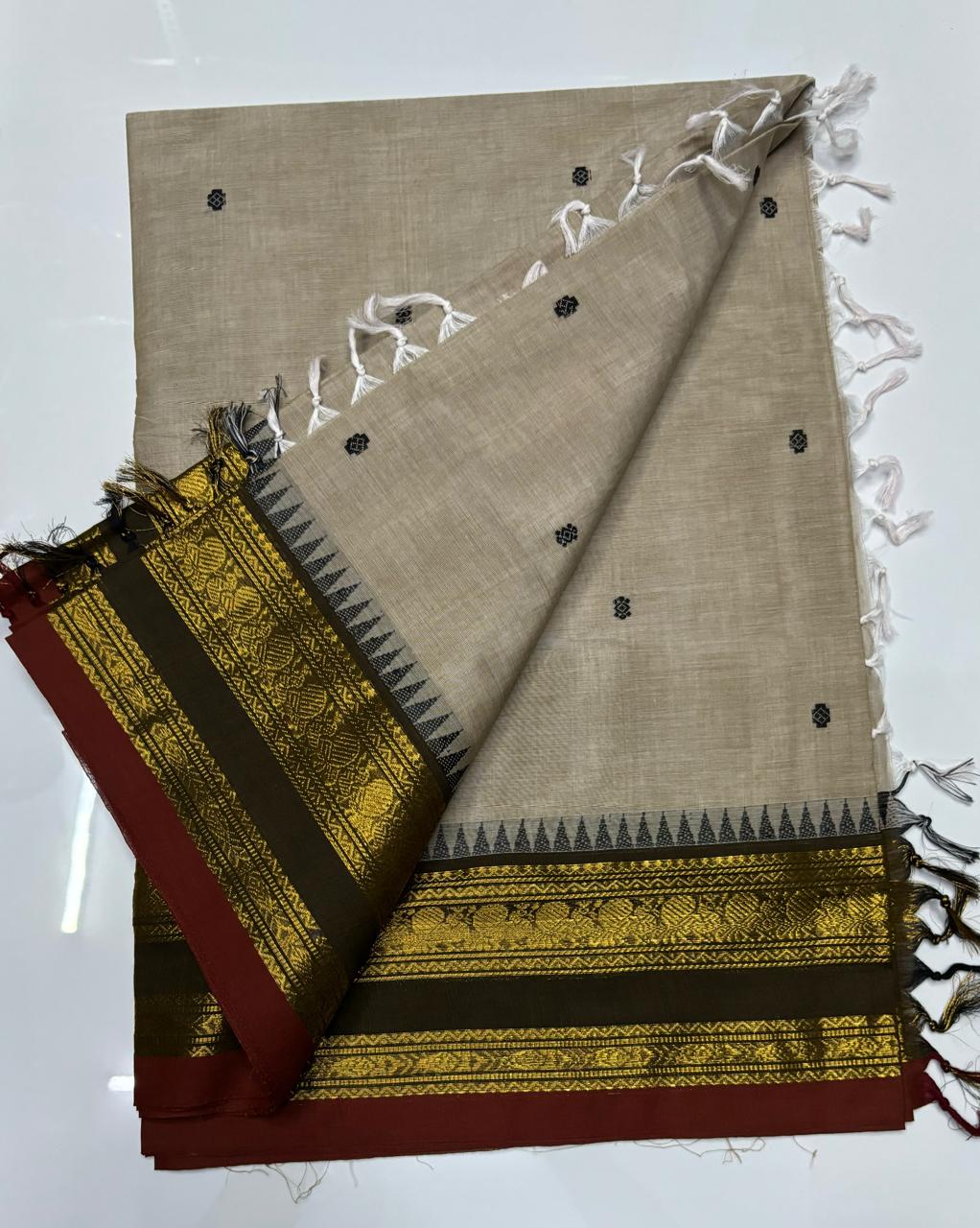 Chettinad Kanchi Cotton Sarees