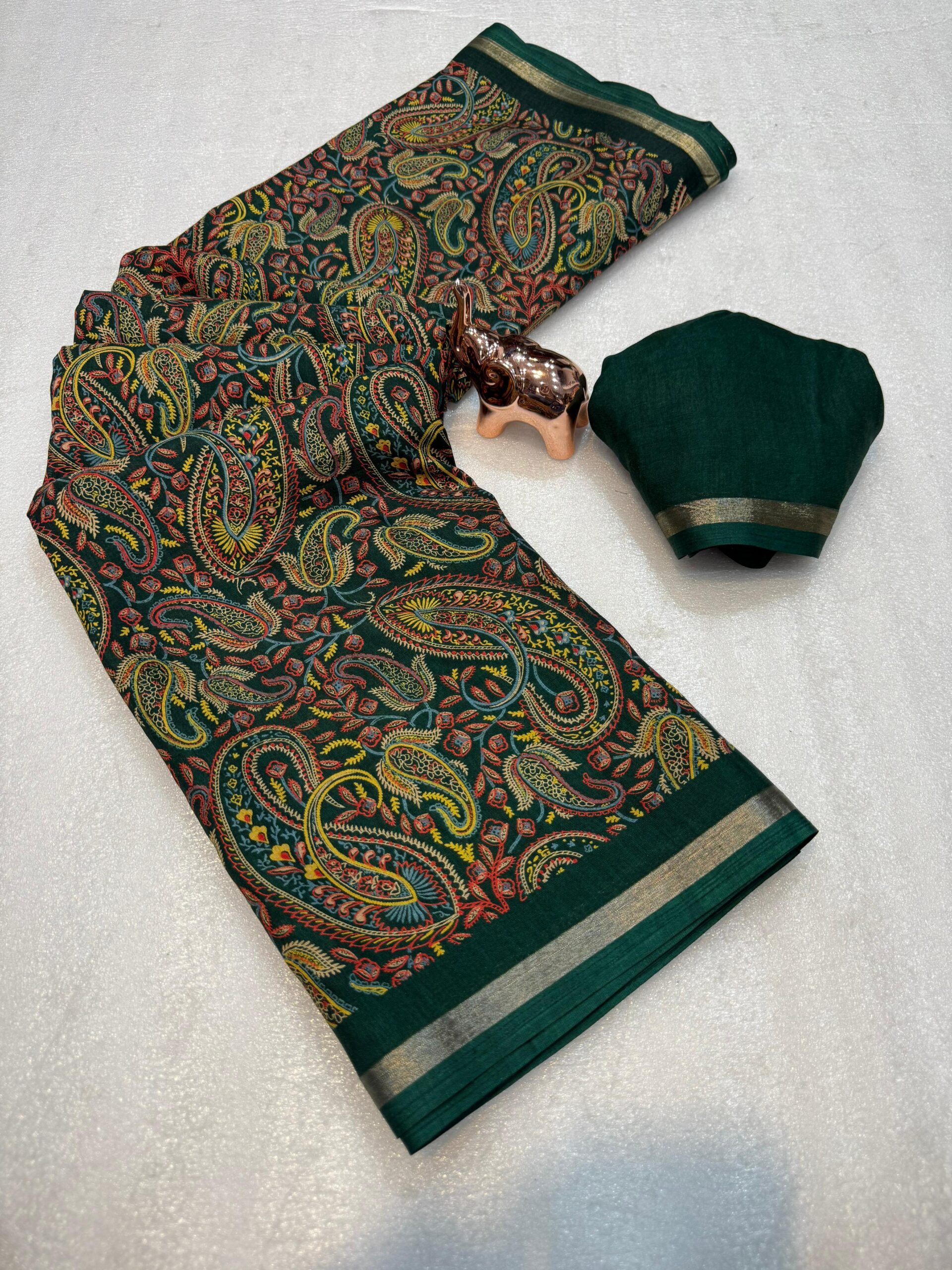 Pure Soft Tussar Printed Sarees