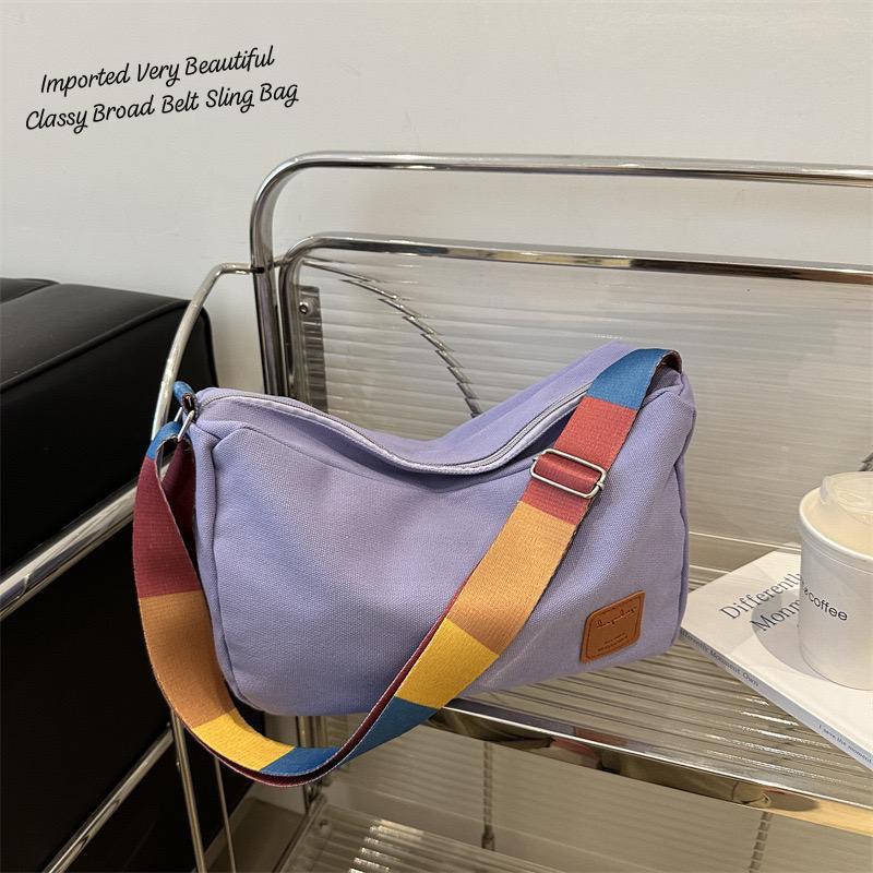 Imported Classy Broad Belt Sling Bags