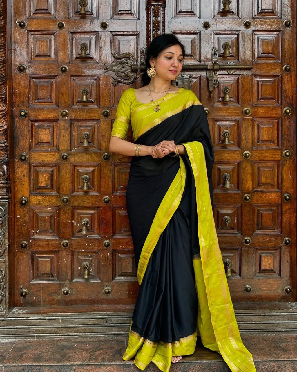 Semi Banarasi Silk Saree