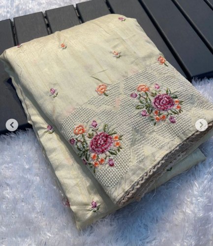 New designer Tussar Silk Sarees