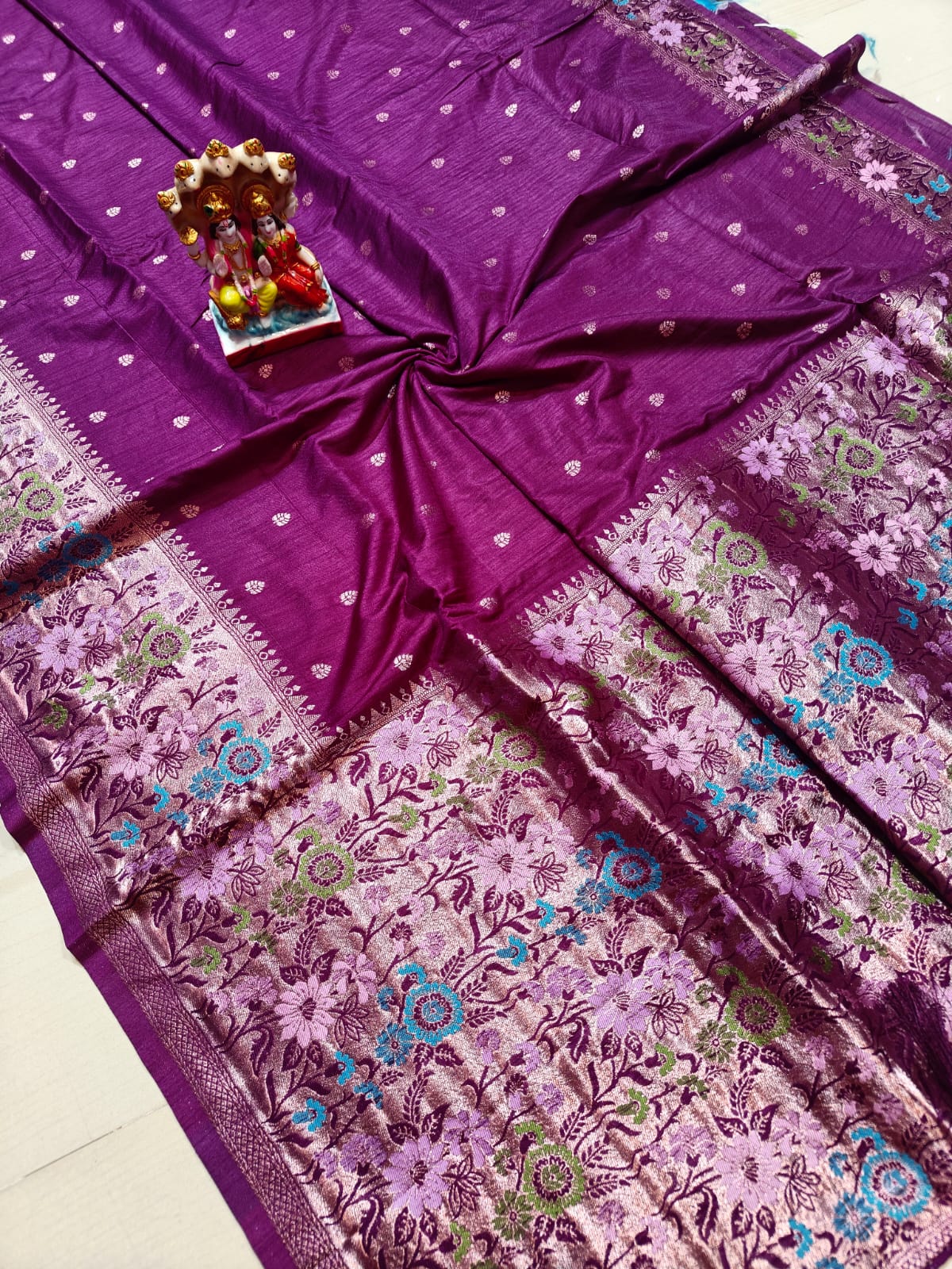 Designer Semi Silk Sarees