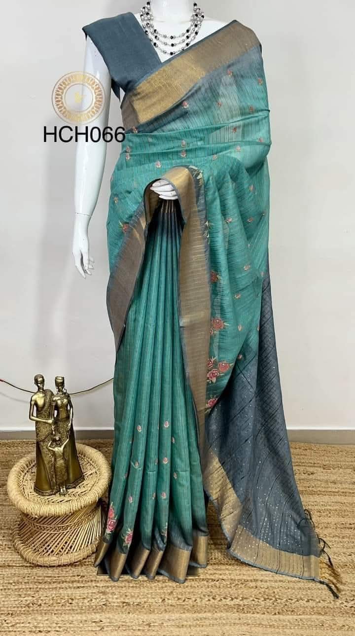 Fancy Tussar Sarees