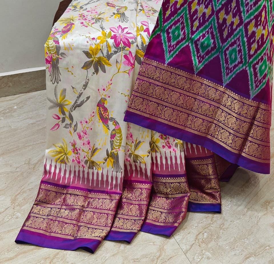 NewKalamkari Soft Silk Sarees
