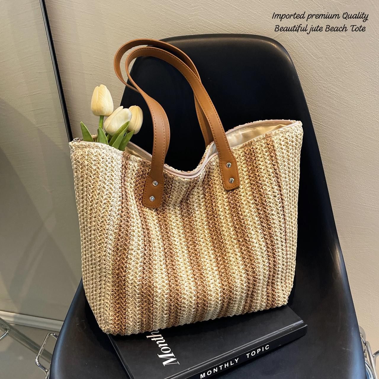 Imported Premium Jute Tote Bag