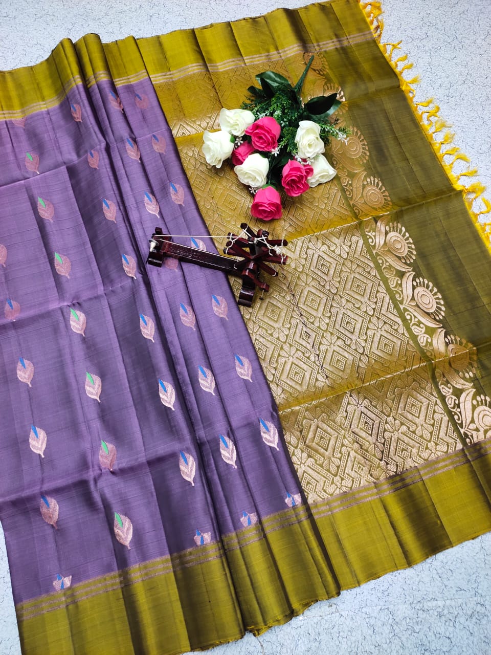 Pure Handloom Kanjeevaram Soft Silk Sarees