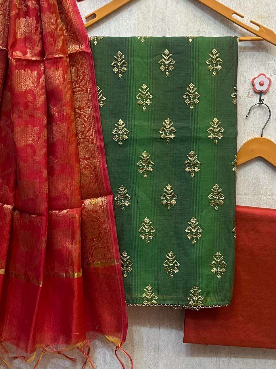 Banarasi Dress Material Set