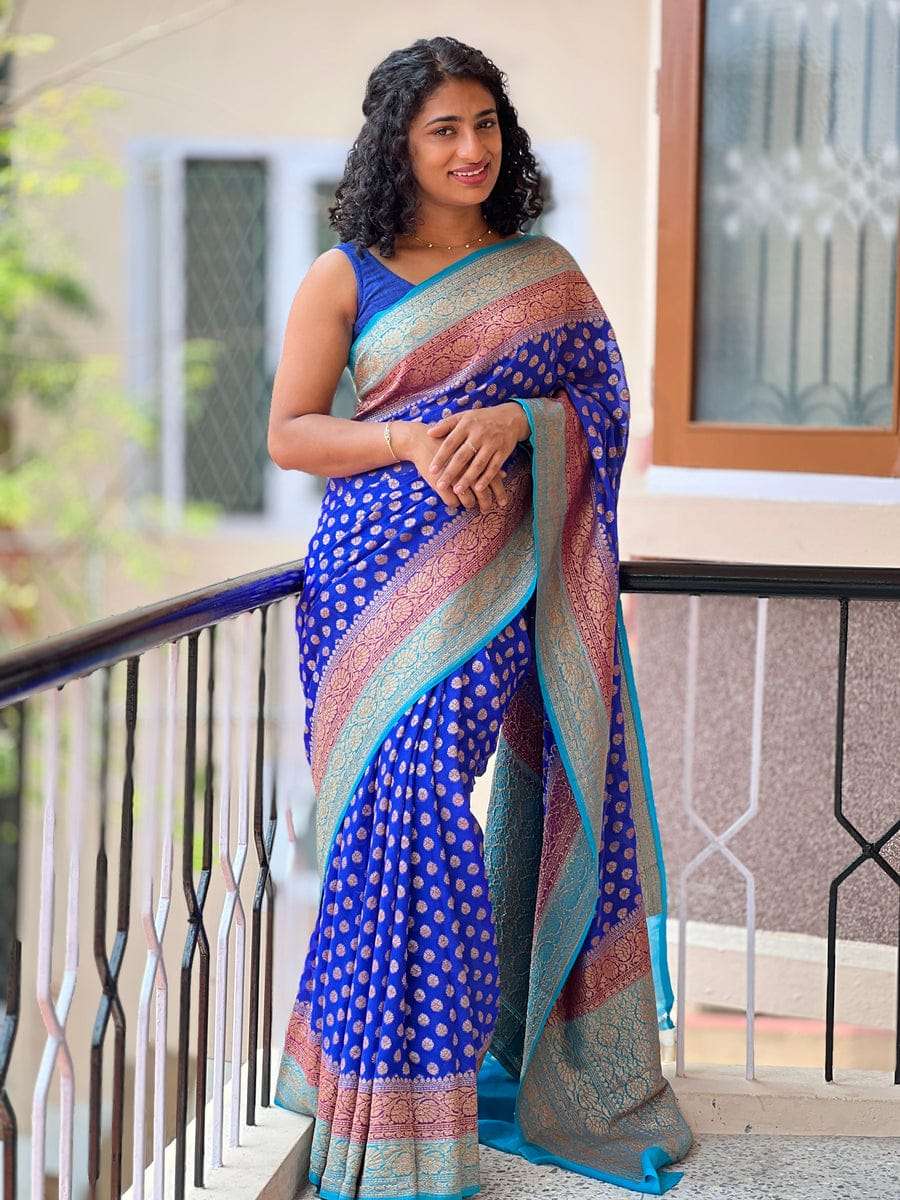 Handloom Banarasi Silk Sarees